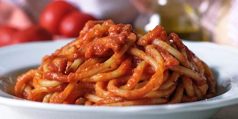 Špagety (Bucatini) Amatriciana